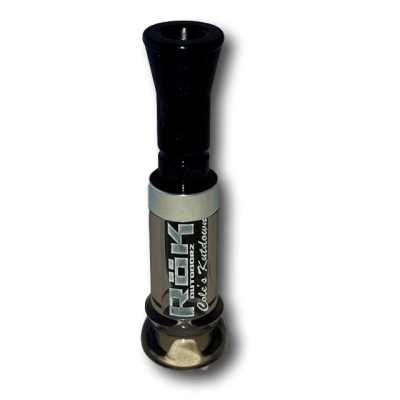 FOILES CHAMPIONSHIP CALLS STRIAT SUZY DUCK CALL DOUBLE REED CHARTRUESE/BLACK 